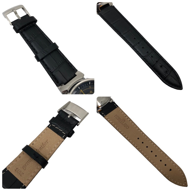 ルイ・ヴィトン LOUIS VUITTON タンブール フライバッククロノ ヴォレ2 世界限定888本 Q102B SS/革ベルト 自動巻き メンズ 腕時計