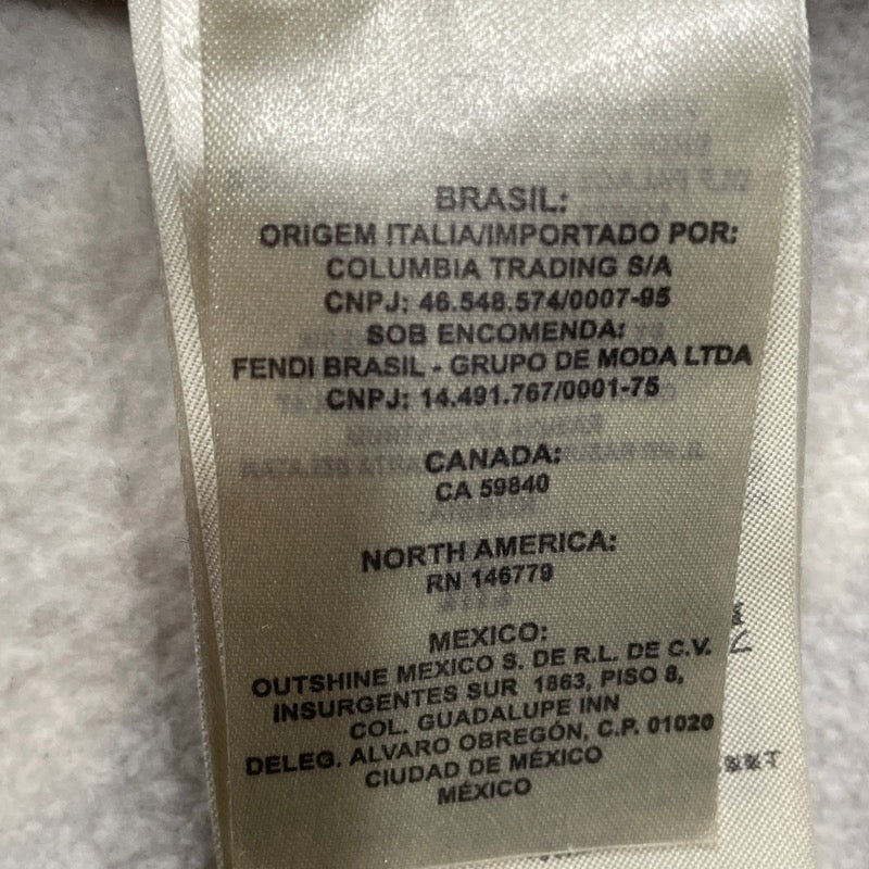 フェンディ FENDI FF総柄スウェットシャツ FY0944 ブラウン コットン メンズ スウェット