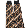フェンディ FENDI FF総柄スウェットシャツ FY0944 ブラウン コットン メンズ スウェット
