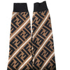 フェンディ FENDI FF総柄スウェットシャツ FY0944 ブラウン コットン メンズ スウェット