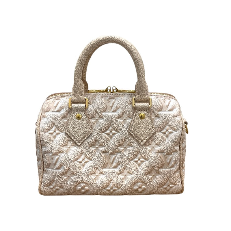 ルイ・ヴィトン LOUIS VUITTON スピーディ・バンドリエール20 サマースターダスト M46163 ピンク アンプラントレザー レディース ショルダーバッグ