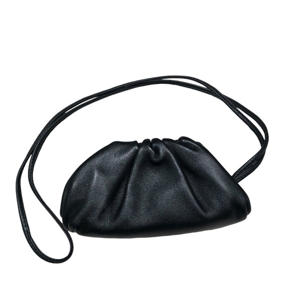 ボッテガ・ヴェネタ BOTTEGA VENETA ザポーチコインケース ブラック　 レザー ユニセックス コインケース