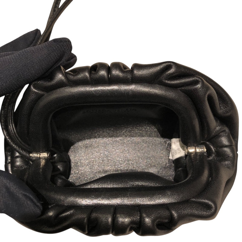 ボッテガ・ヴェネタ BOTTEGA VENETA ザポーチコインケース ブラック　 レザー ユニセックス コインケース