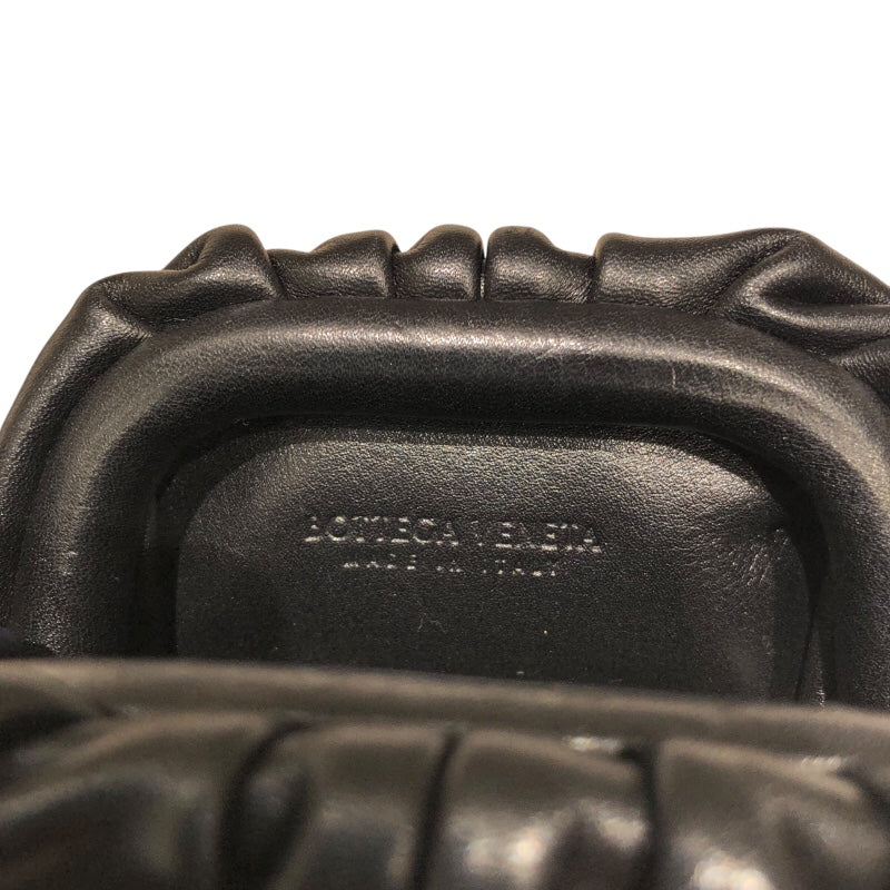ボッテガ・ヴェネタ BOTTEGA VENETA ザポーチコインケース ブラック　 レザー ユニセックス コインケース