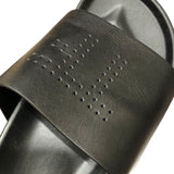 トムフォード TOM FORD パンチングロゴスライドレザーサンダル J1224T ブラック レザー メンズ サンダル