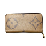 ルイ・ヴィトン LOUIS VUITTON ジッピーウォレット M69353 ブラウン モノグラム・ジャイアント・リバーㇲ レディース 長財布