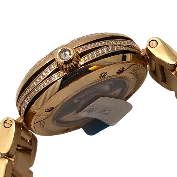 オメガ OMEGA デヴィル レディマティック コーアクシャル クロノメーター 425.65.34.20.63.002 ブラウン K18PG 自動巻き レディース 腕時計