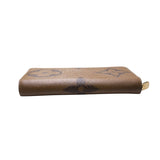 ルイ・ヴィトン LOUIS VUITTON ジッピーウォレット M69353 ブラウン モノグラム・ジャイアント・リバーㇲ レディース 長財布