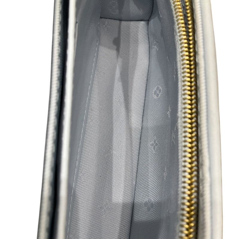 ルイ・ヴィトン LOUIS VUITTON ウォレットオンストラップ M81399 ブルーグラシエール カーフレザー バブルグラム レディース ショルダーバッグ