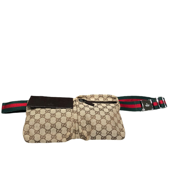 グッチ GUCCI シェリーウエストバッグ 28566 ブラウン GGキャンバス ユニセックス ウエストバッグ | 中古ブランドリユースショップ  OKURA(おお蔵)