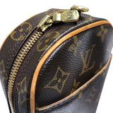 ルイ・ヴィトン LOUIS VUITTON ポシェットガンジュ M51870 ブラウン モノグラムキャンバス レディース ボディバッグ