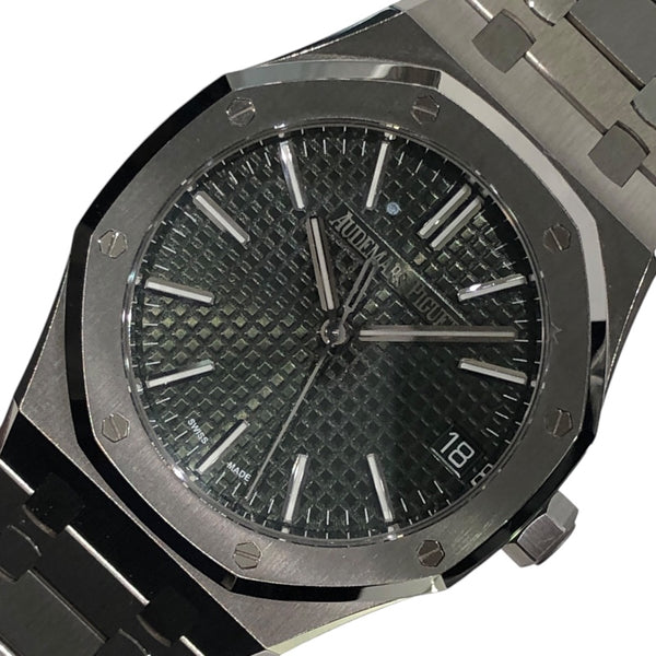 オーデマ・ピゲ AUDEMARS PIGUET ロイヤルオーク　50種年記念 1551OST.OO.1320ST.04 カーキ SS メンズ 腕時計