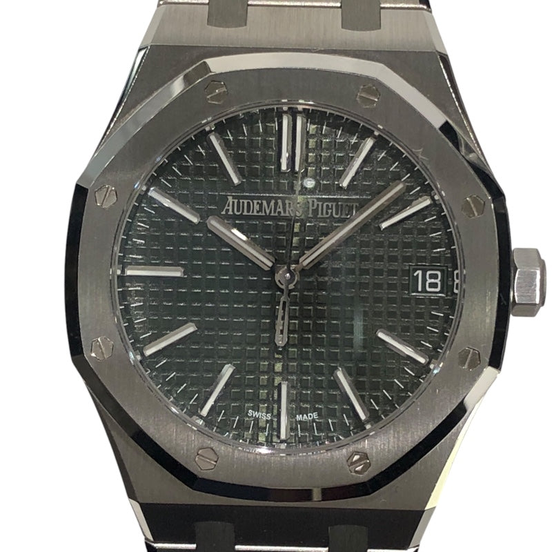 オーデマ・ピゲ AUDEMARS PIGUET ロイヤルオーク　50種年記念 1551OST.OO.1320ST.04 カーキ SS メンズ 腕時計