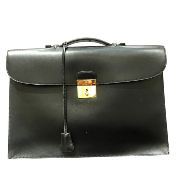 エルメス HERMES キリウス2 〇Z刻印 ボックスカーフ メンズ ビジネスバッグ