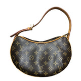 ルイ・ヴィトン LOUIS VUITTON ポシェット・クロワッサン M51510 ブラウン モノグラムキャンバス レディース ショルダーバッグ