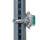 エメラルドリング Pt900プラチナ ジュエリー