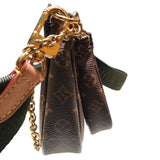ルイ・ヴィトン LOUIS VUITTON ミュルティ・ポシェット・アクセソワール M44813 モノグラム・カーキ PVC レディース ショルダーバッグ