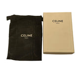 セリーヌ CELINE スモール フラップ ウォレット トリオンフ 10D783 ブラック シャイニーカーフ レディース 二つ折り財布