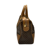 セリーヌ CELINE マカダム ミニボストンバッグ ブラウン マカダムPVCキャンバス レディース ボストンバッグ