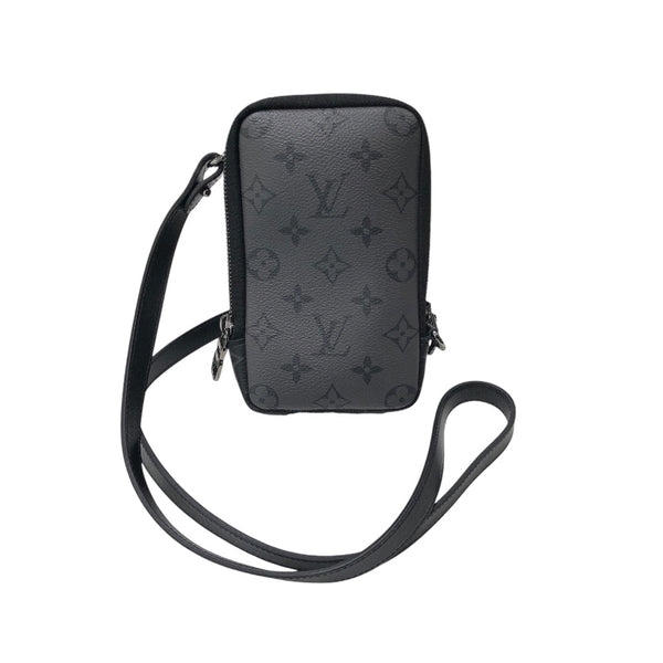 ルイ・ヴィトン LOUIS VUITTON ダブルフォンポーチ M69534 モノグラム モノグラム・エクリプス・リバース メンズ ショルダーバッグ