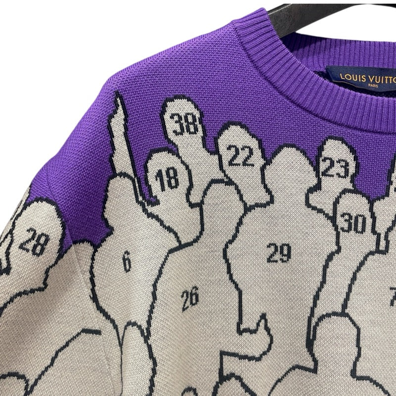 ルイ・ヴィトン LOUIS VUITTON スタジオジャガードニットセーター