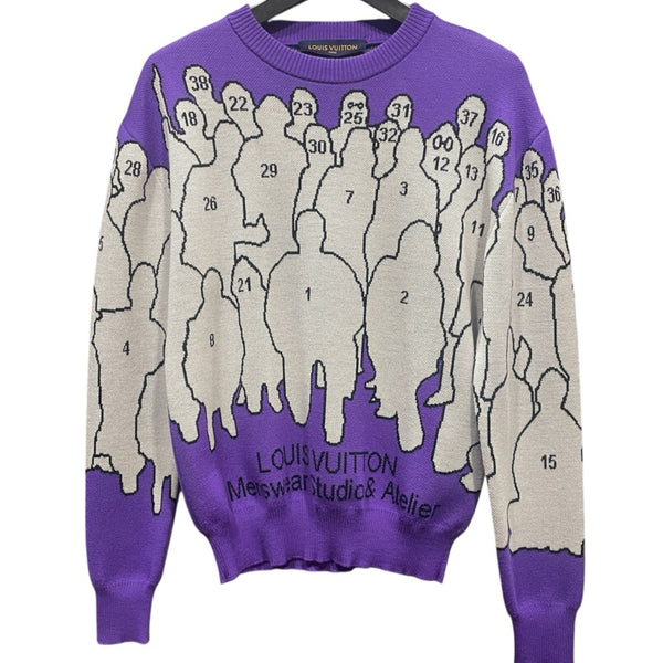 ルイ・ヴィトン LOUIS VUITTON スタジオジャガードニットセーター