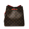 ルイ・ヴィトン LOUIS VUITTON ネオノエ M44021 ブラウン、レッド モノグラムキャンバス レディース ショルダーバッグ