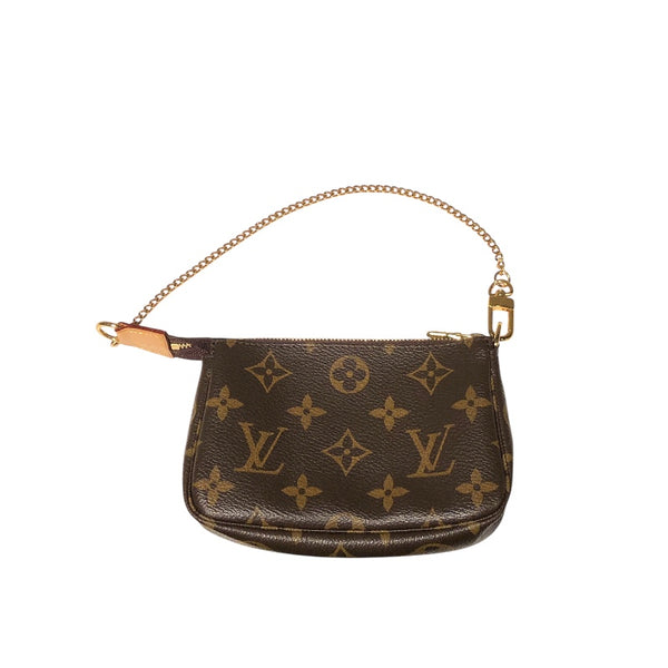 ルイ・ヴィトン LOUIS VUITTON ミニ・ポシェット・アクセソワール M58009 ブラウン モノグラム レディース その他バッグ