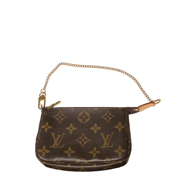 ルイ・ヴィトン LOUIS VUITTON ミニ・ポシェット・アクセソワール M58009 ブラウン モノグラム レディース その他バッグ
