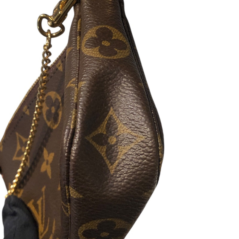 ルイ・ヴィトン LOUIS VUITTON ミニ・ポシェット・アクセソワール M58009 ブラウン モノグラム レディース その他バッグ
