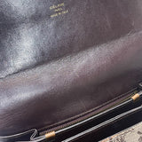 セリーヌ CELINE サルキーショルダーバッグ ブラウン キャンバス/レザー レディース ショルダーバッグ