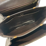 セリーヌ CELINE サルキーショルダーバッグ ブラウン キャンバス/レザー レディース ショルダーバッグ