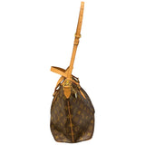ルイ・ヴィトン LOUIS VUITTON パレルモPM M40145 ブラウン/ゴールド金具 PVCコーティングキャンバス モノグラムキャンパス レディース トートバッグ