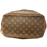 ルイ・ヴィトン LOUIS VUITTON パレルモPM M40145 ブラウン/ゴールド金具 PVCコーティングキャンバス モノグラムキャンパス レディース トートバッグ