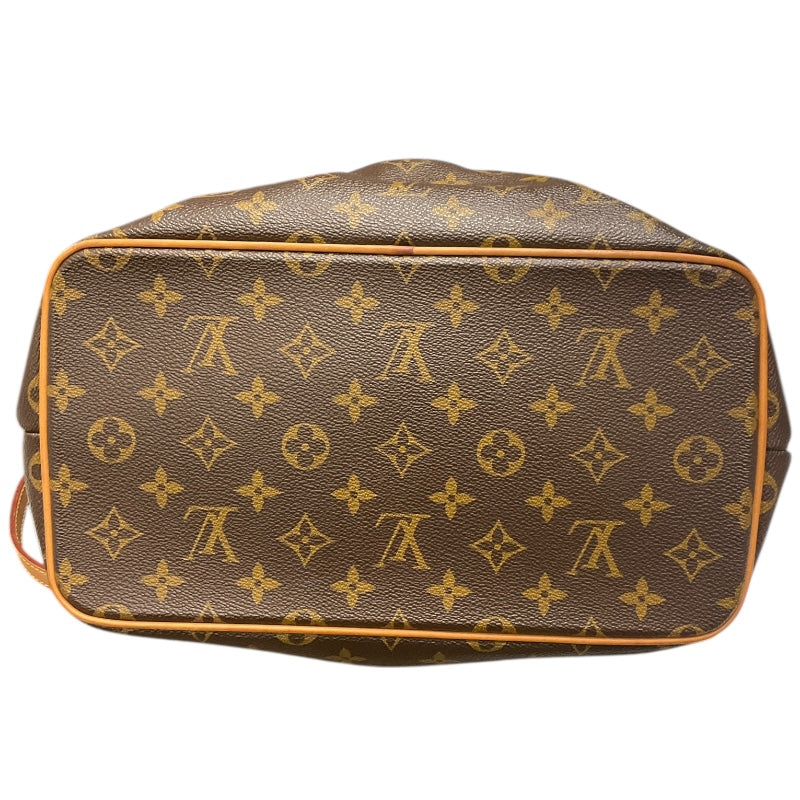 ルイ・ヴィトン LOUIS VUITTON パレルモPM M40145 ブラウン/ゴールド金具 PVCコーティングキャンバス モノグラムキャンパス レディース トートバッグ