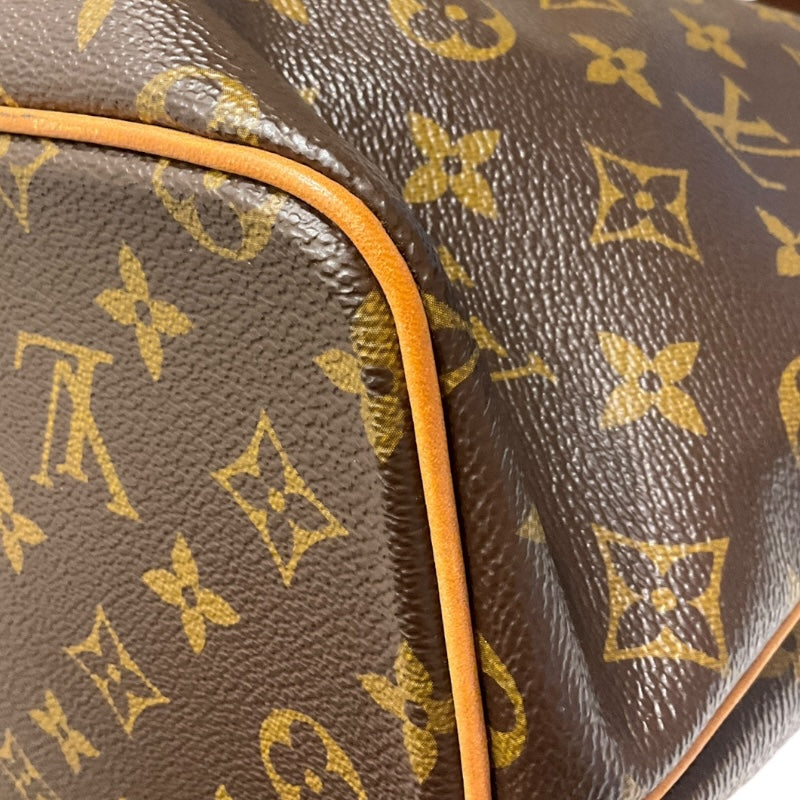 ルイ・ヴィトン LOUIS VUITTON パレルモPM M40145 ブラウン/ゴールド金具 PVCコーティングキャンバス モノグラムキャンパス レディース トートバッグ