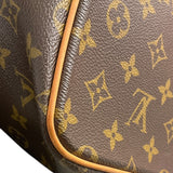 ルイ・ヴィトン LOUIS VUITTON パレルモPM M40145 ブラウン/ゴールド金具 PVCコーティングキャンバス モノグラムキャンパス レディース トートバッグ