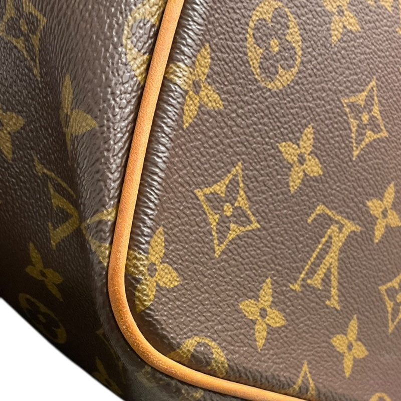ルイ・ヴィトン LOUIS VUITTON パレルモPM M40145 ブラウン/ゴールド金具 PVCコーティングキャンバス モノグラムキャンパス レディース トートバッグ