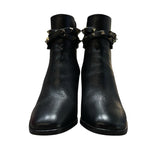 ヴァレンティノ VALENTINO ロックスタッズ ブラック レザー レディース ブーツ