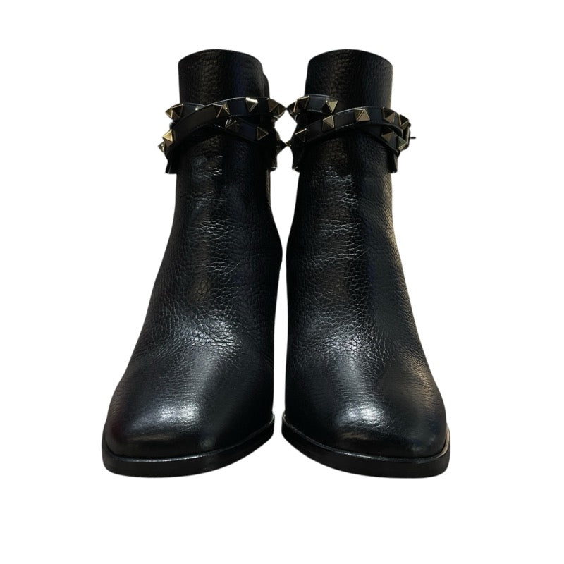 ヴァレンティノ VALENTINO ロックスタッズ ブラック レザー レディース