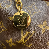 ルイ・ヴィトン LOUIS VUITTON パレルモPM M40145 ブラウン/ゴールド金具 PVCコーティングキャンバス モノグラムキャンパス レディース トートバッグ