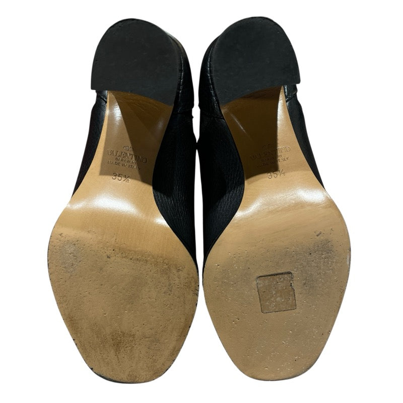 ヴァレンティノ VALENTINO ロックスタッズ ブラック レザー レディース ヴァレンティノ VALENTINO ロックスタッズ ブラック レザー レディース