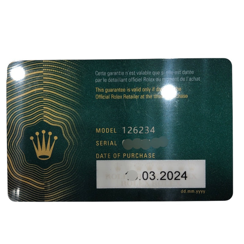 ロレックス ROLEX デイトジャスト36 126234 SS/WG メンズ 腕時計