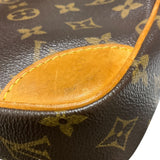 ルイ・ヴィトン LOUIS VUITTON ダヌーブ M40145 ブラウン/ゴールド金具 PVCコーティングキャンバス レディース ショルダーバッグ