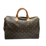 ルイ・ヴィトン LOUIS VUITTON スピーディ35 M41524 ブラウン モノグラムキャンバス レディース ハンドバッグ