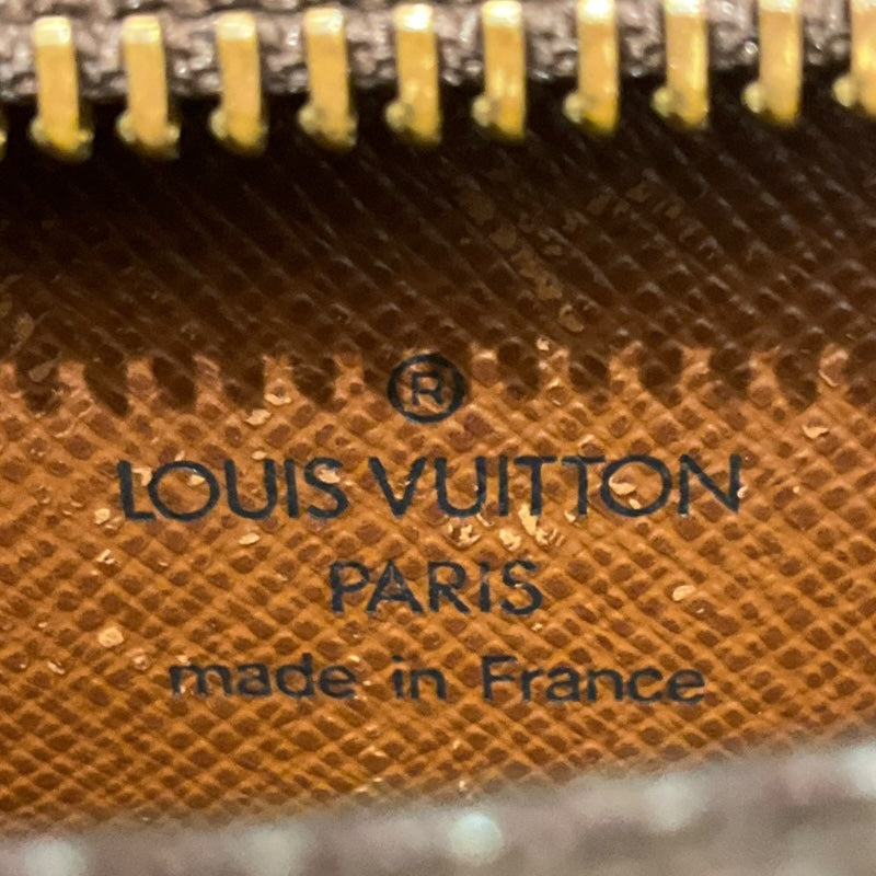 ルイ・ヴィトン LOUIS VUITTON ダヌーブ M40145 ブラウン/ゴールド金具 PVCコーティングキャンバス レディース ショルダーバッグ