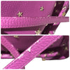 ジミーチュウ JIMMY CHOO サシャSトートバッグ パープル レザー レディース トートバッグ