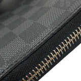 ルイ・ヴィトン LOUIS VUITTON ジッピーウォレット ・ヴェルティカル N63095 ブラック ダミエ・グラフィットキャンバス メンズ 長財布