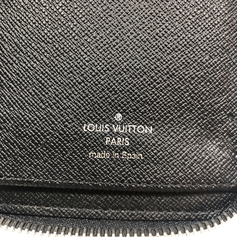 ルイ・ヴィトン LOUIS VUITTON ジッピーウォレット ・ヴェルティカル N63095 ブラック ダミエ・グラフィットキャンバス メンズ 長財布