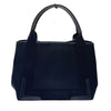 バレンシアガ BALENCIAGA ネイビーカバスS 339933 ブラック キャンバス レディース ハンドバッグ